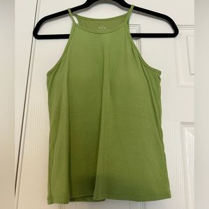 Klassy Network High Neck Brami - Lime Green